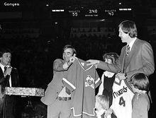 拜倫&middot; 貝克球衣退役儀式