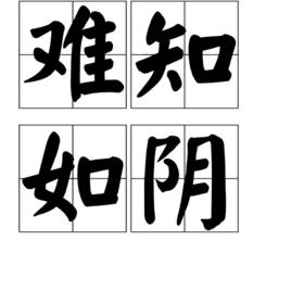 難知如陰 難知如陰