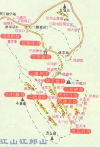 江郎山導遊圖