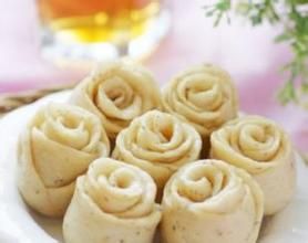 豆渣小花捲 豆渣小花捲