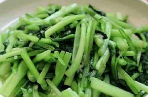 山藥炒茼蒿 山藥炒茼蒿