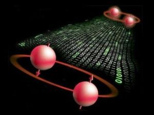 量子通信概念圖