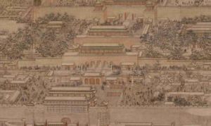 京師生春詩意圖 京師生春詩意圖