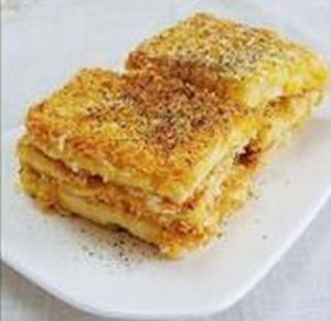 煎豆腐排 煎豆腐排