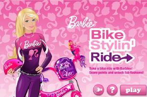 芭比騎腳踏車 芭比騎腳踏車