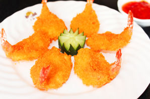 炸鳳尾對蝦 炸鳳尾對蝦