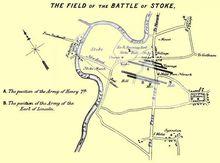 兩軍在斯托克荒原的布陣形勢
