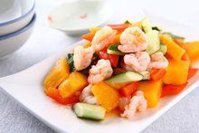 酸辣芒果蝦 酸辣芒果蝦