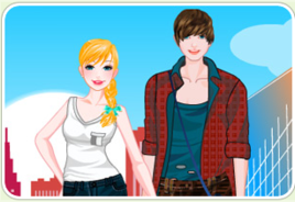 時尚小情侶 時尚小情侶