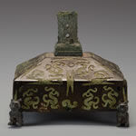 戰國鳳鳥紋銅插座