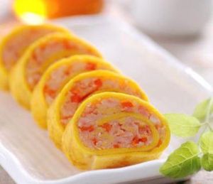 通菜鮮蝦卷 通菜鮮蝦卷