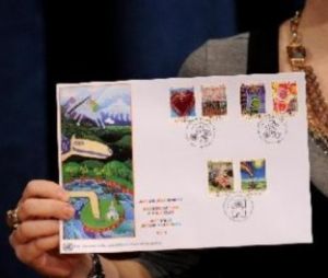 2012年，聯合國為“世界提高自閉症意識日”發行紀念郵票