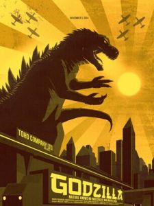 哥斯拉宣傳海報