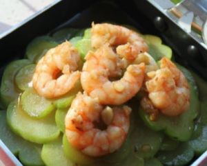 佛手瓜炒蝦仁