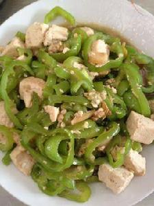 青椒炒豆腐 青椒炒豆腐
