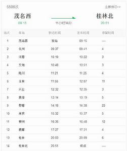 5506次列車 5506次列車