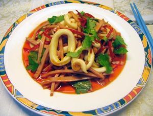 辣拌鮮魷火腿 辣拌鮮魷火腿