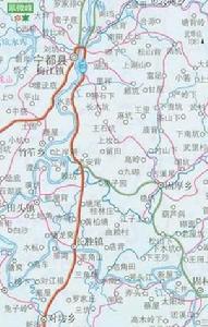 長勝及周邊鄉鎮圖