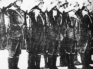 在崑崙關與日軍血戰的中國軍人