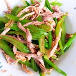 芹菜雞絲 芹菜雞絲