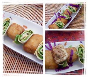 煎釀油方塞肉 煎釀油方塞肉