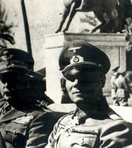 與義大利總司令加里波爾蒂在的黎波里（1941年）