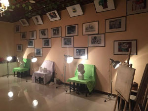 上元國際畫室內部裝飾