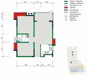 復地城就樓盤戶型圖舉例
