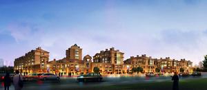 環龍灣夜景效果圖