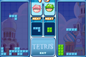 俄羅斯方塊雙人版小遊戲 俄羅斯方塊雙人版小遊戲