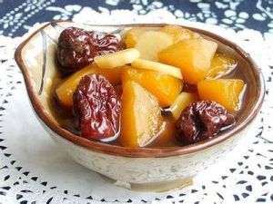 紅棗薑片南瓜湯