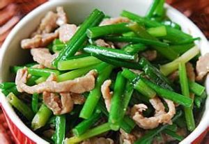 韭菜苔炒牛肉 韭菜苔炒牛肉