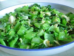 蝦米炒芥菜 蝦米炒芥菜