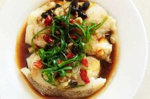 雪菜蒸三文魚 雪菜蒸三文魚