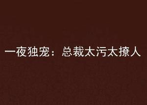 一夜獨寵:總裁太污太撩人 一夜獨寵:總裁太污太撩人