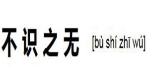不識之無 不識之無