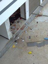 網友上傳的爆炸現場