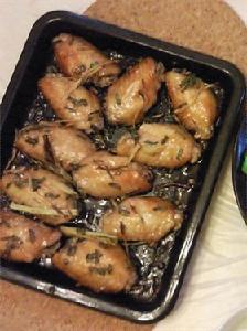 姜蔥焗雞翼 姜蔥焗雞翼