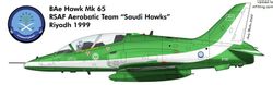 沙特皇家空軍飛行表演隊的“鷹”65