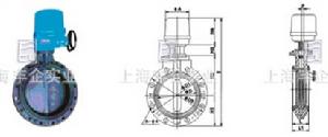 D971F-10S/F電動蝶閥規格尺寸