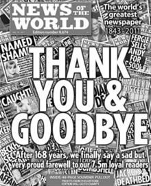 最後一期《世界新聞報》