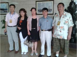 2011年5月潘長軍老師與部分在京弟子合影留念