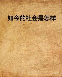 如今的社會是怎樣 如今的社會是怎樣