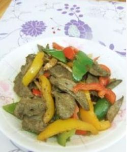 三彩豬肝 三彩豬肝