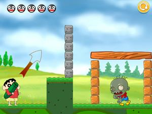 蠟筆小新打殭屍 蠟筆小新打殭屍