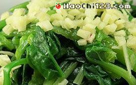 薑汁拌菠菜
