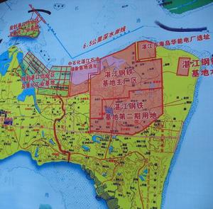 湛江東海島地圖