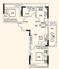 R戶型 82㎡ 2室2廳1廚1衛