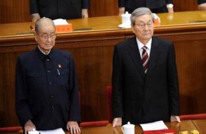 2011年7月1日，中共開國元老宋平與朱鎔基出席建黨90周年大會