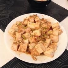 蝦醬花生淋豆腐 蝦醬花生淋豆腐